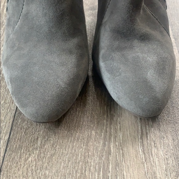 Vince Camuto Gray Suede Booties - Picture 3 of 6